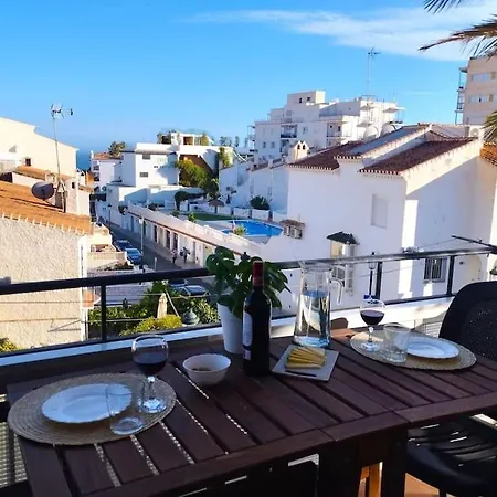 Beautiful 2 Bedroom With Sea Views, Close To Burriana Beach, Apartment Nerja